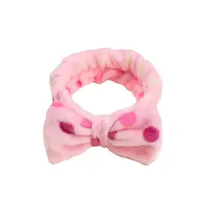 GENERICO - Cintillo Spa rosado puntos