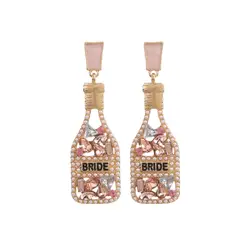 GENERICO - Aros Bride Champaña 1 novia matrimonio