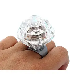 GENERICO - Anillo diamante led despedida de soltera