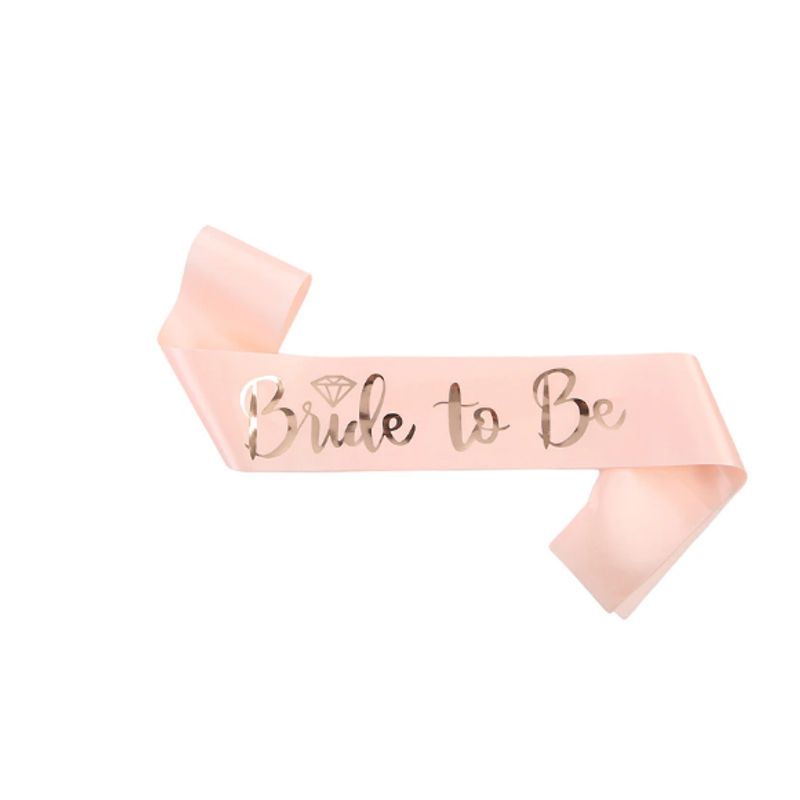 GENERICO - Banda Bride to be Rose gold despedida de soltera