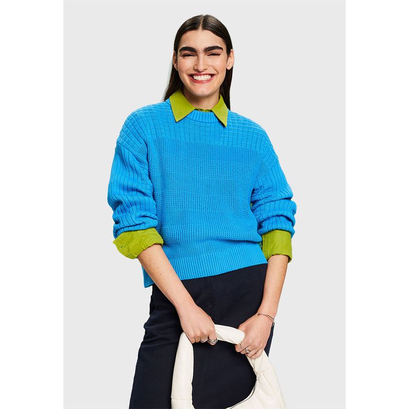 ESPRIT - Sweater De Cuello Redondo Mujer Esprit ESPRIT