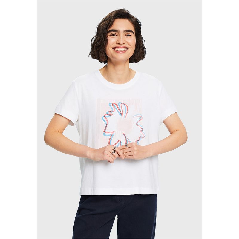 ESPRIT - Polera Con Estampado Mujer Esprit ESPRIT