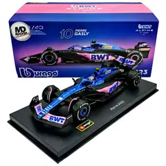 BBURAGO - Auto F1 Alpine A523 2023 #10 Pierre Gasly Caja Acrilica 1:43