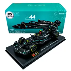 BBURAGO - Auto F1 Mercedes W14 2023 #44 Hamilton Caja Acrilica 1:43