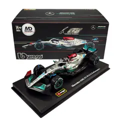 BBURAGO - Auto F1 Mercedes W13 2022 #63 Russell Caja Acrilica 1:43