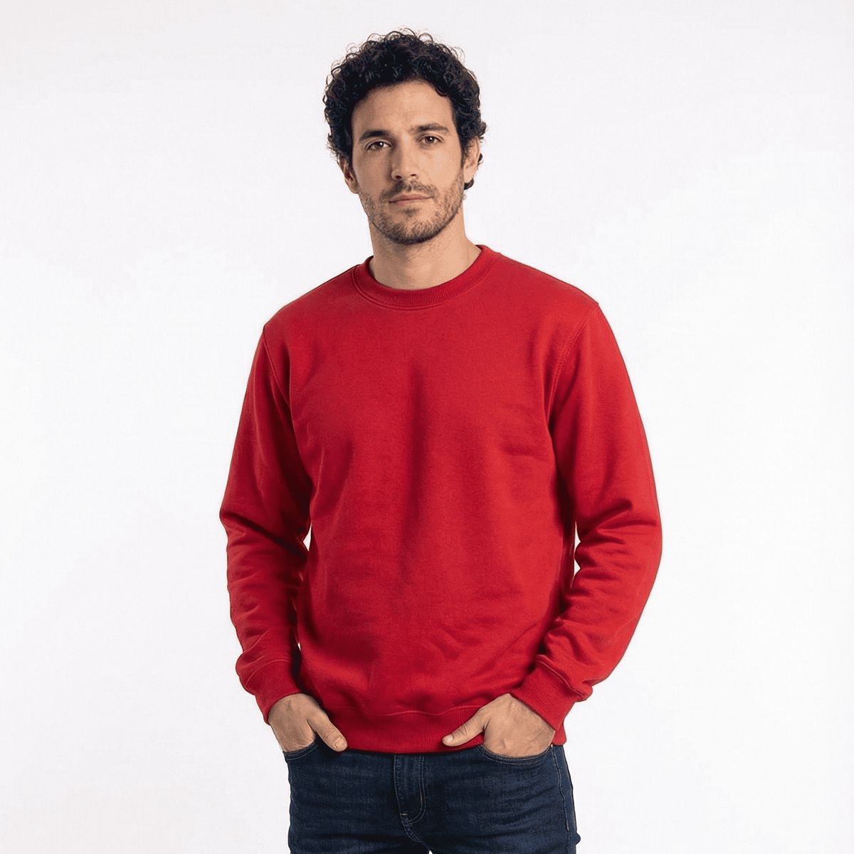 T-WORLD - Polerón Unisex Algodón Afranelado Básico Antipilling