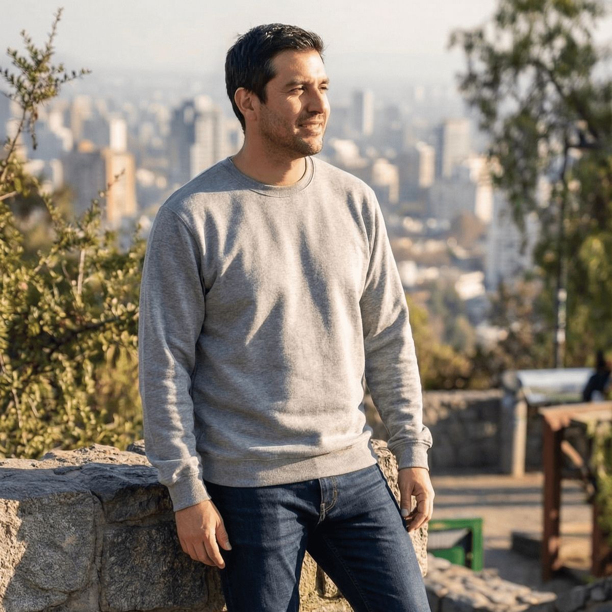 T-WORLD - Polerón Unisex Algodón Afranelado Básico Antipilling