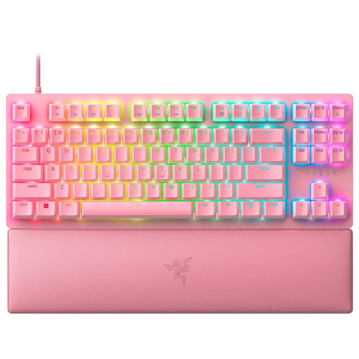 RAZER - Teclado Gamer Razer Huntsman V2 TKL Quartz Red Switch US