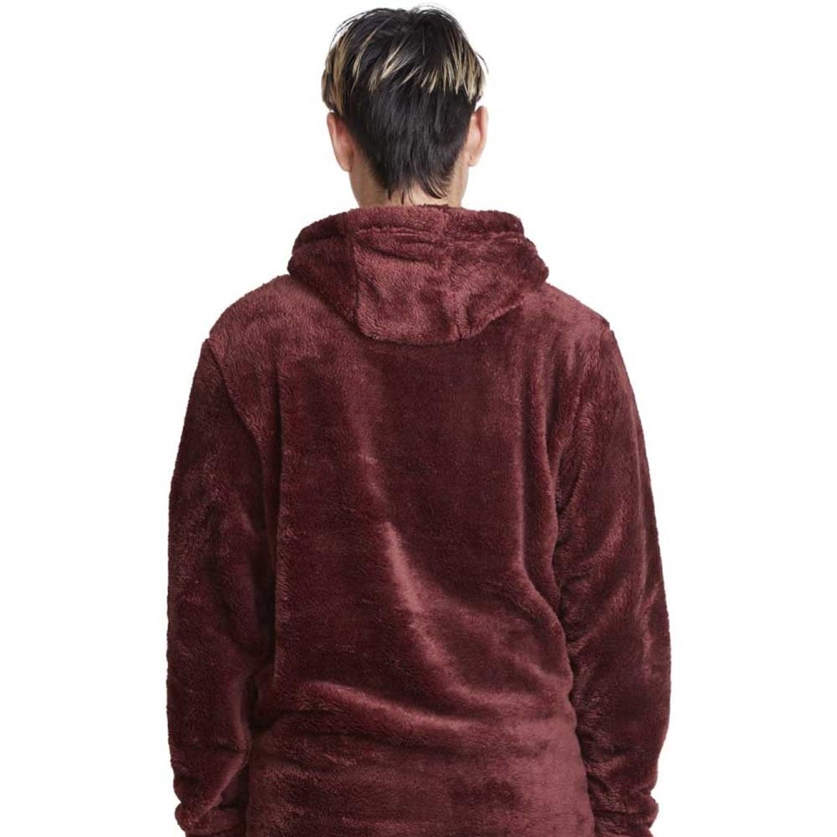RUSTY - Coral Fleece Hoodie Rusty Hombre Acuri Rojo