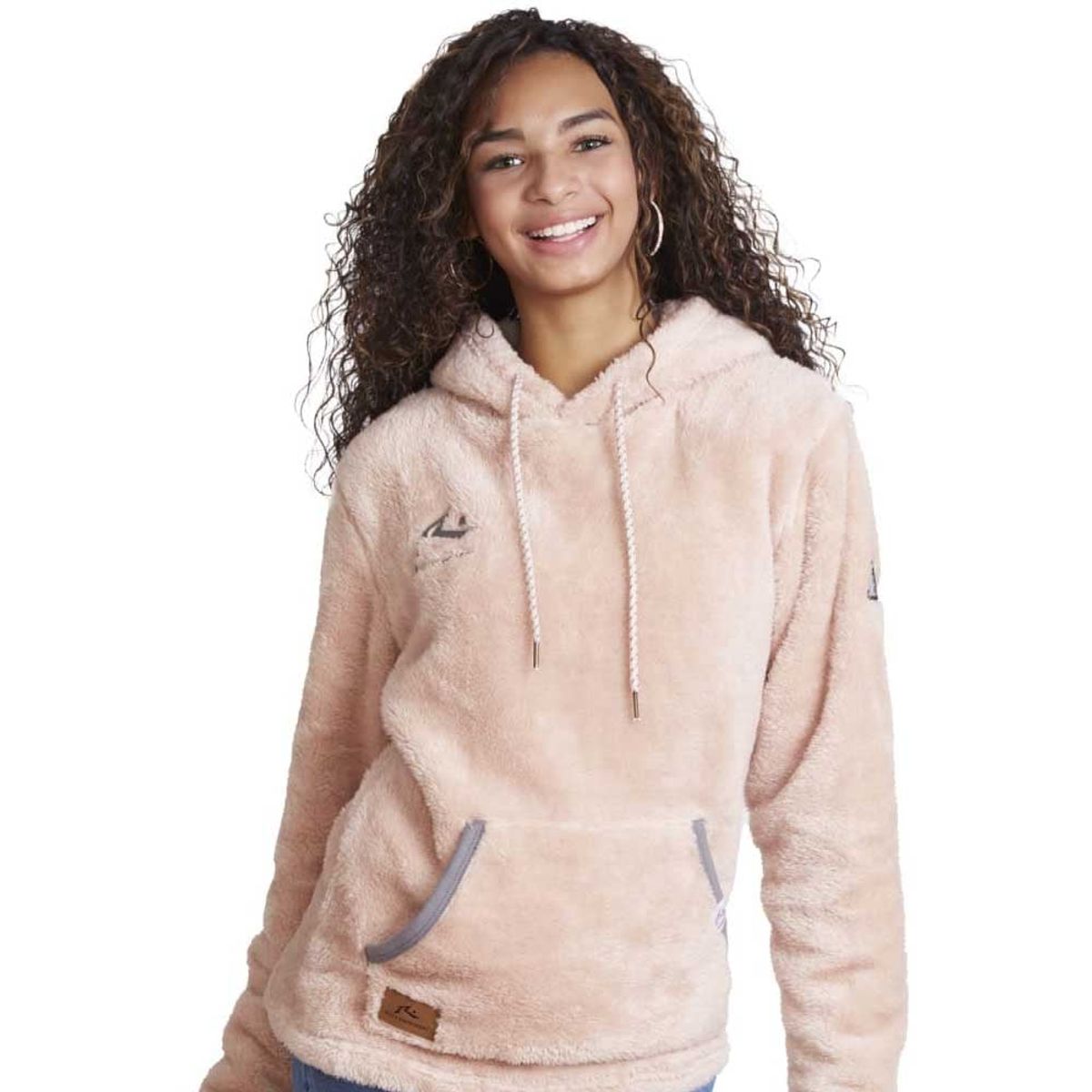 RUSTY - Coral Fleece Jacket Rusty Mujer Egusi Rosa