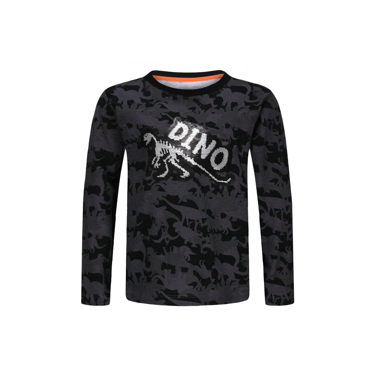 FASHION'S PARK - Polera Niño Full Print Dino Negro Fashion's Park