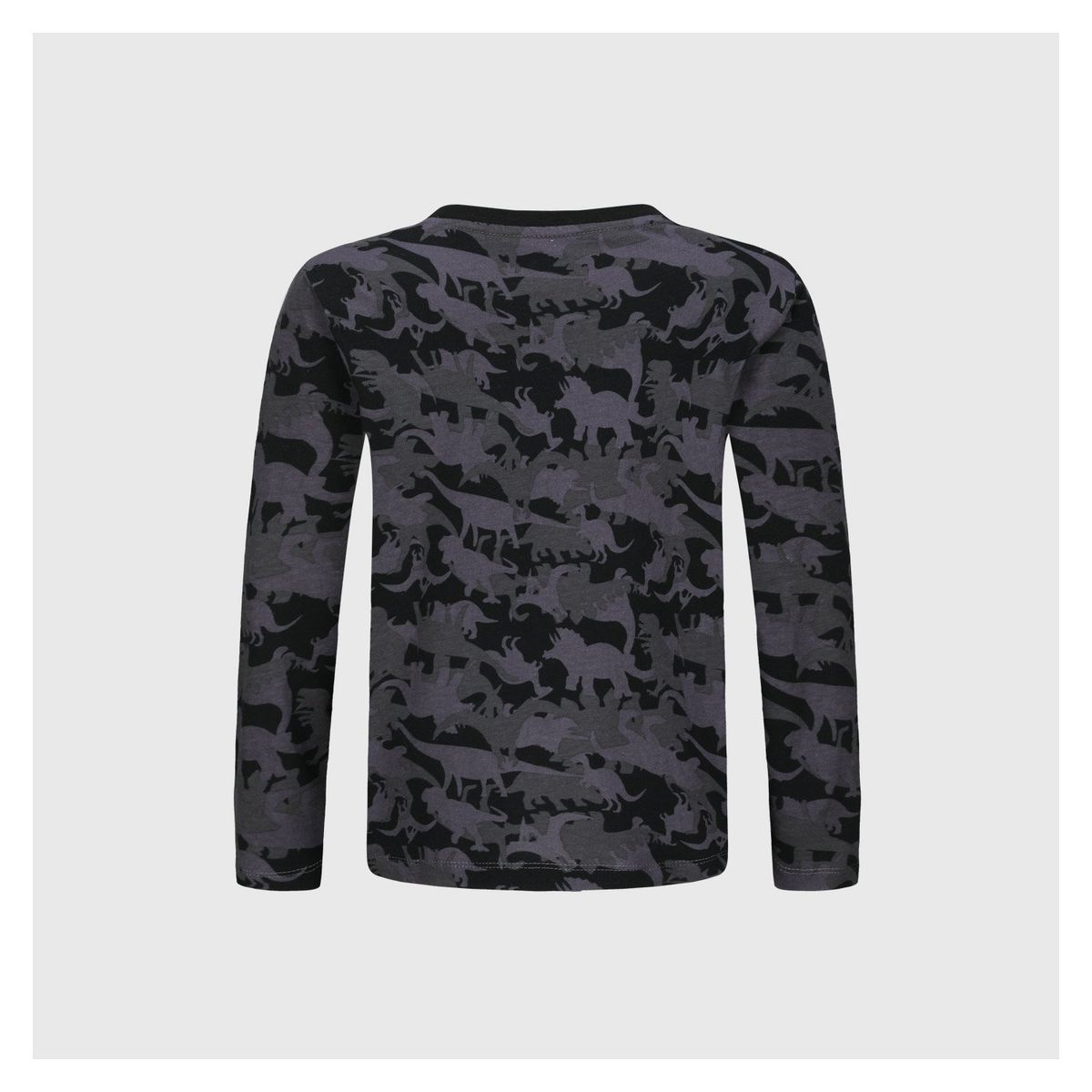 FASHION'S PARK - Polera Niño Full Print Dino Negro Fashion's Park