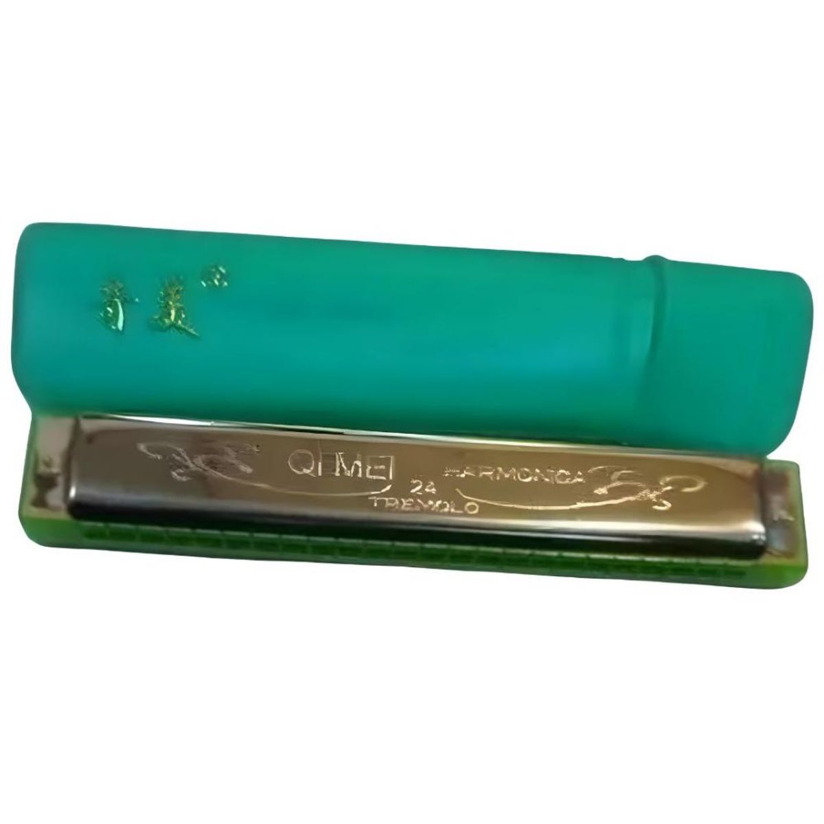 GENERICO - Armónica Diatonica Qi Mei 24 Performance Verde  PA-G3E5