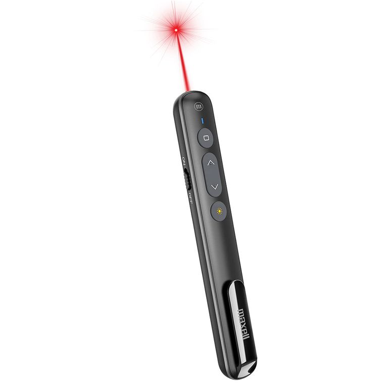 MAXELL Presentador Puntero Láser Con Receptor Usb-a Y Usb-c