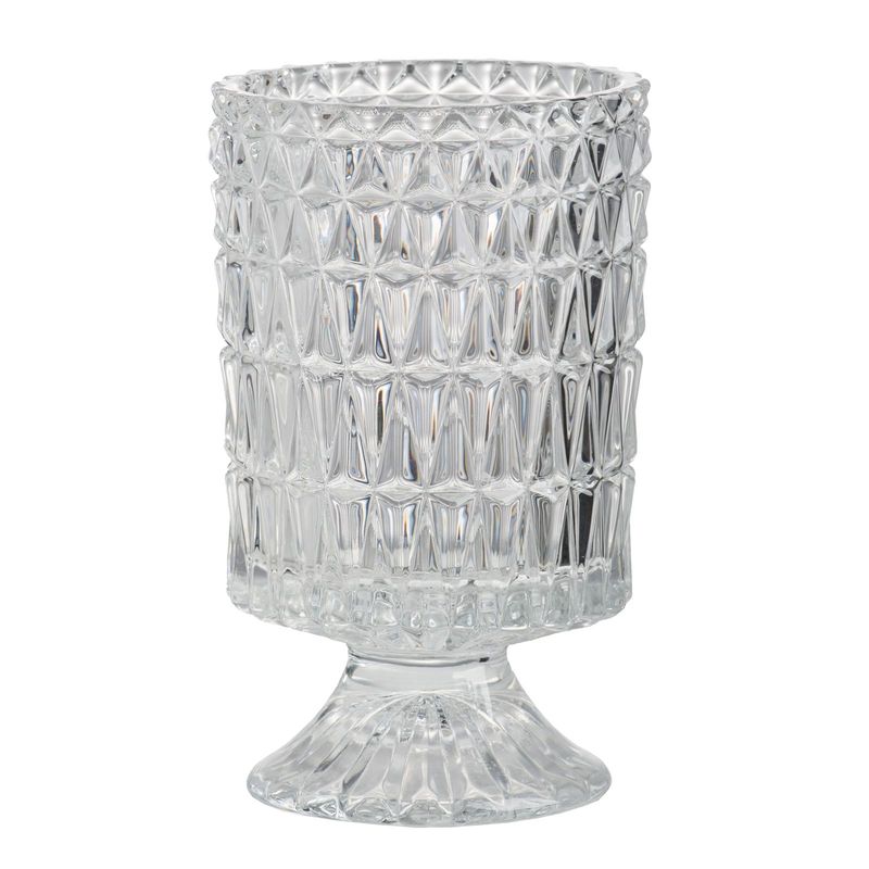GENERICO - Florero Jarron Decorativo Vidrio Elegante 18x9cm