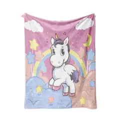 OEM - Manta Frazada Animada Para Niños Niñas Cama 140x100cm