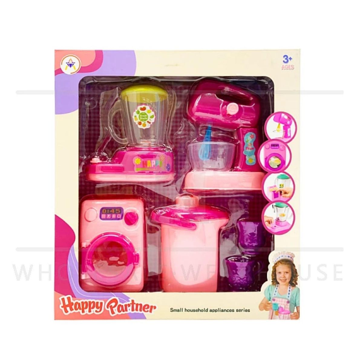 EKOI - Set Juego Canasta Utencilios De Cocina Cesta Juguetes