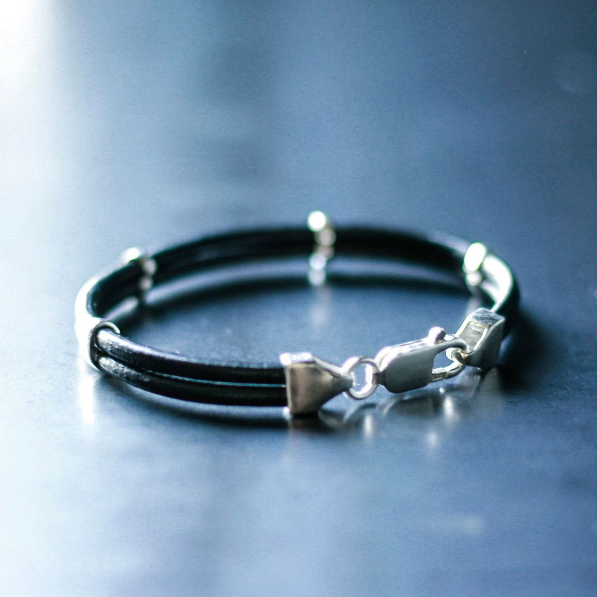 MALEVO JOYAS - Pulsera Christopher - Plata