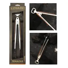 KANGKAWE - Tenaza XL Parrillera con abridor de Cerveza
