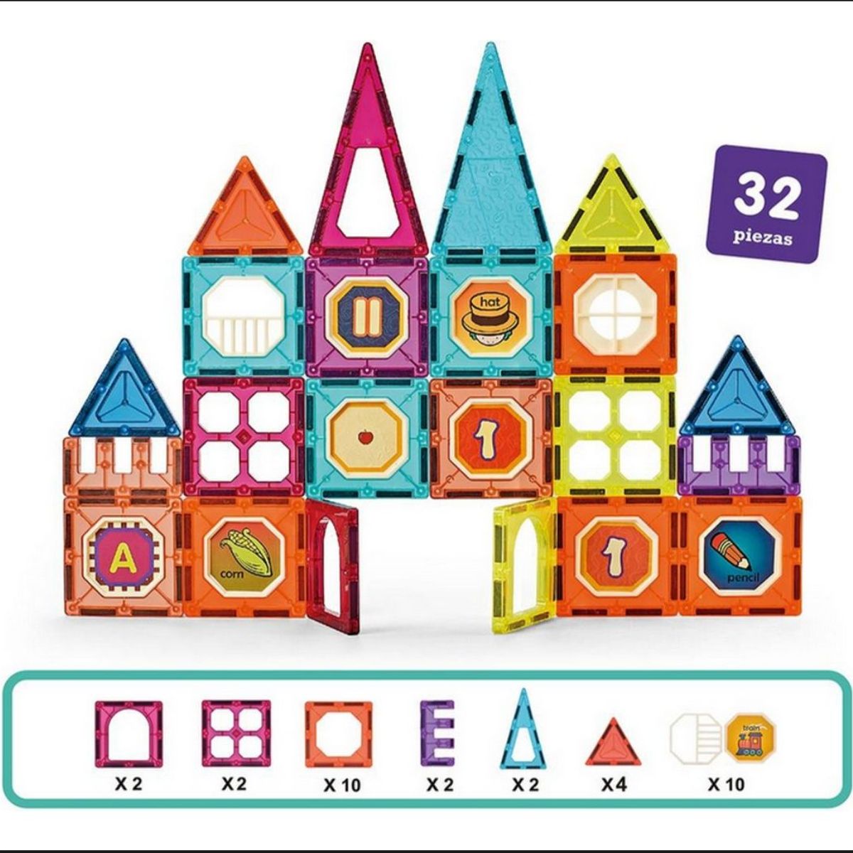 OEM - Bloques Magnéticos Para Construir 32 Piezas