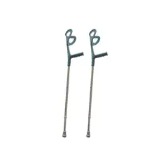 MAXCARE - Pack 2 Bastón Muleta Ortopédica Codera Fija