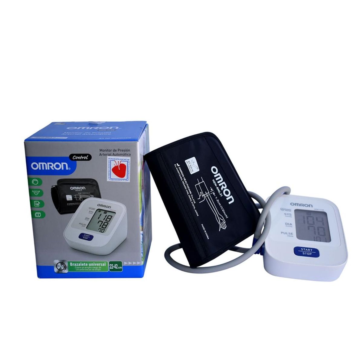 OMRON - Pack Monitor Hem7120 + Brazalete Pediátrico OMRON