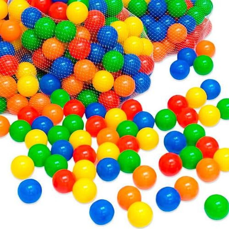 OEM - Pack 100 Pelotas Plásticas Para Piscina Colores Surtidos
