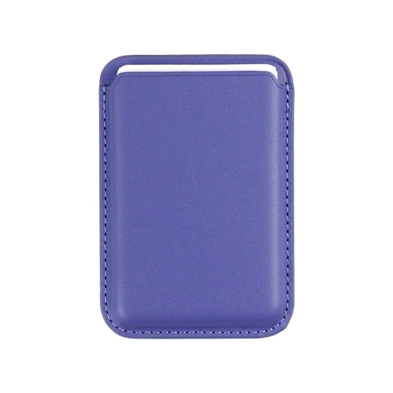 GENERICO - Billetera Tarjetero Magsafe iPhone 12 13 14 15 Lila