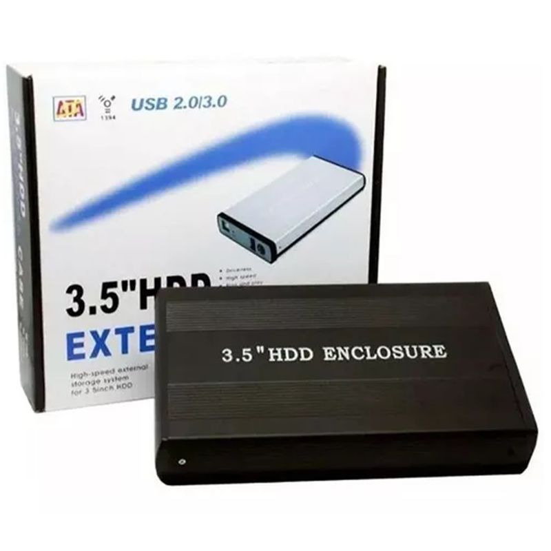 GENERICO - Cajón Externo Hd 3.5 Sata Hd Pc 3.5 Usb 2.0