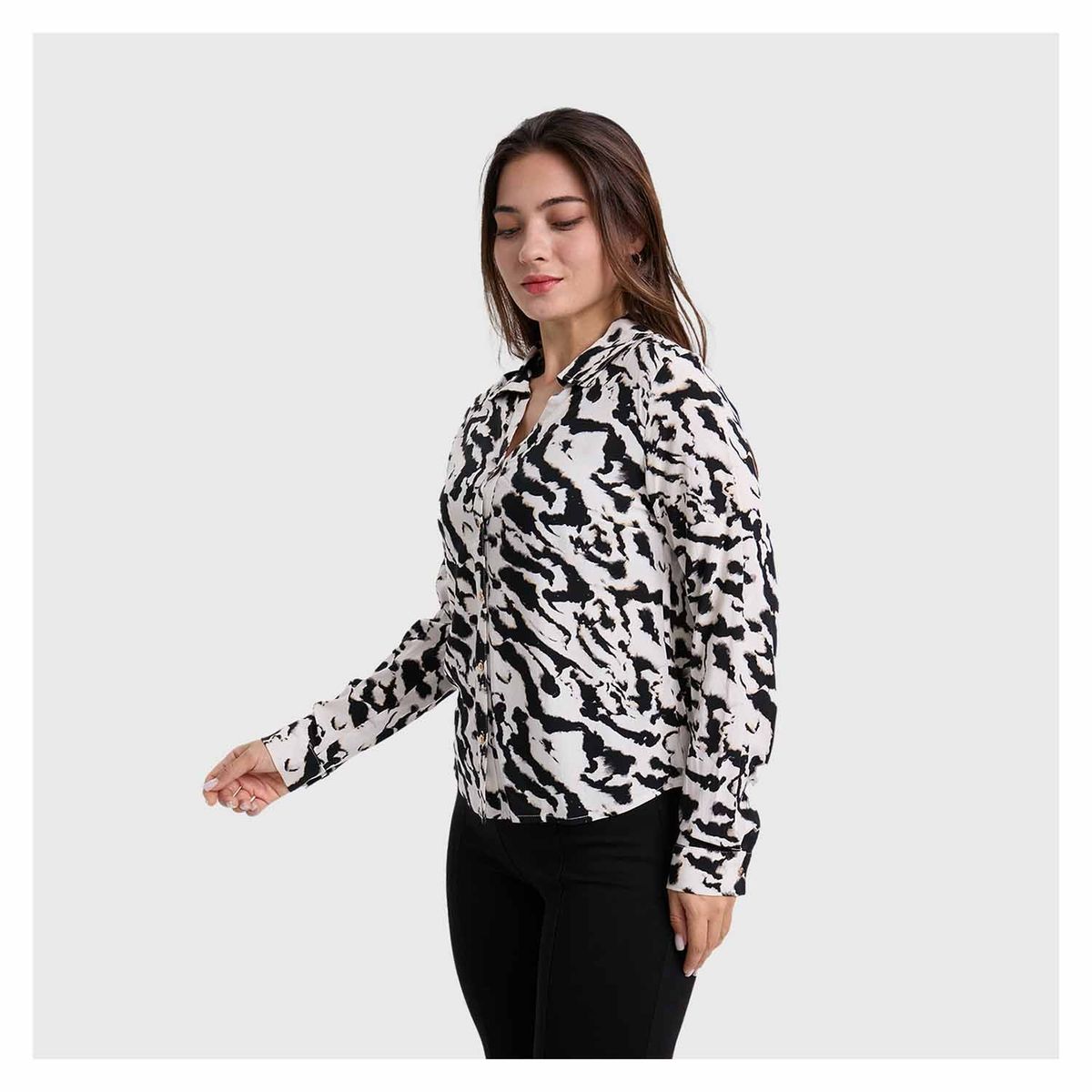 FASHION'S PARK - Blusa Mujer Abotonada Arena Fashion's Park