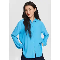 ESPRIT - Blusa Camisera Mujer