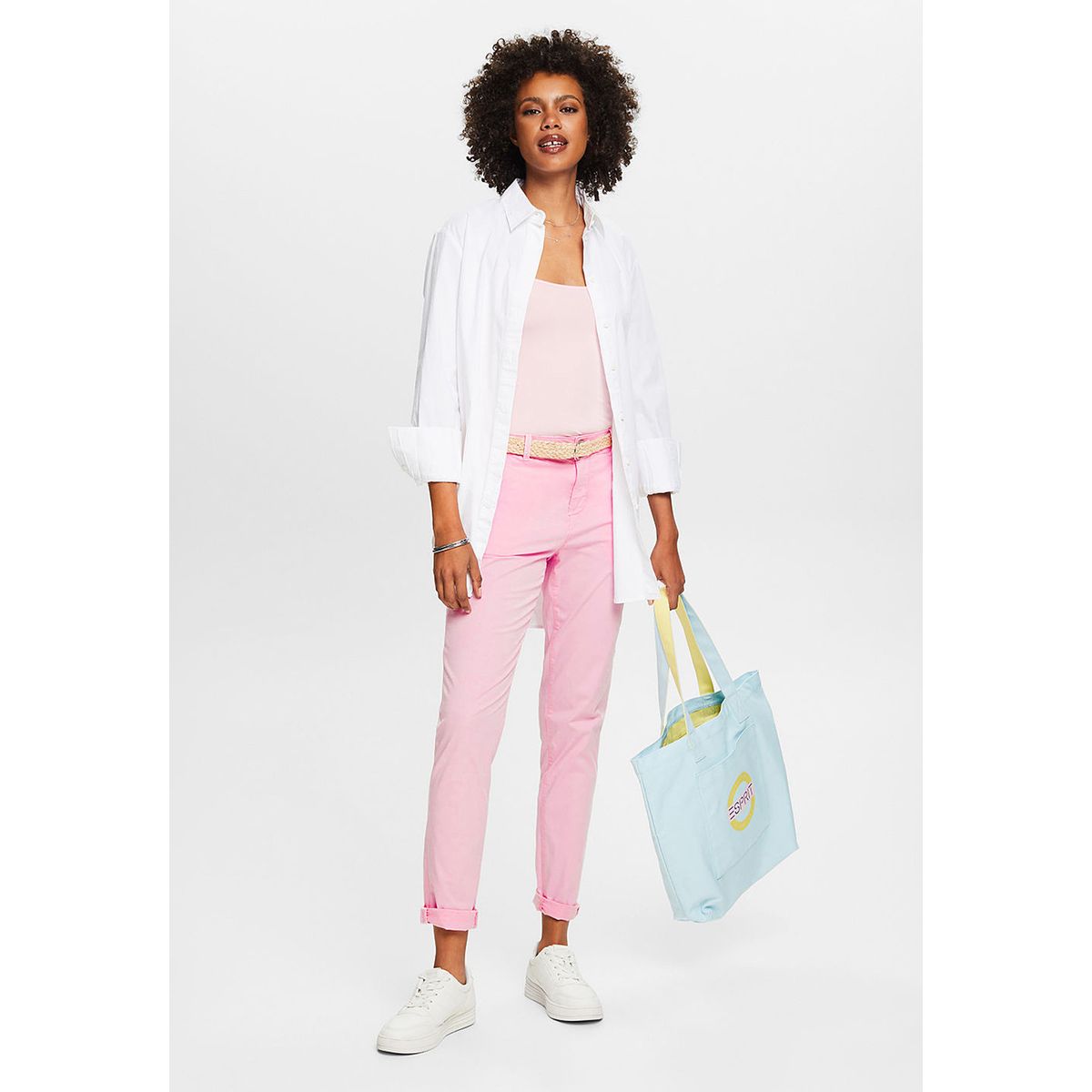 ESPRIT - Pantalón Chino Cropped Mujer Esprit ESPRIT