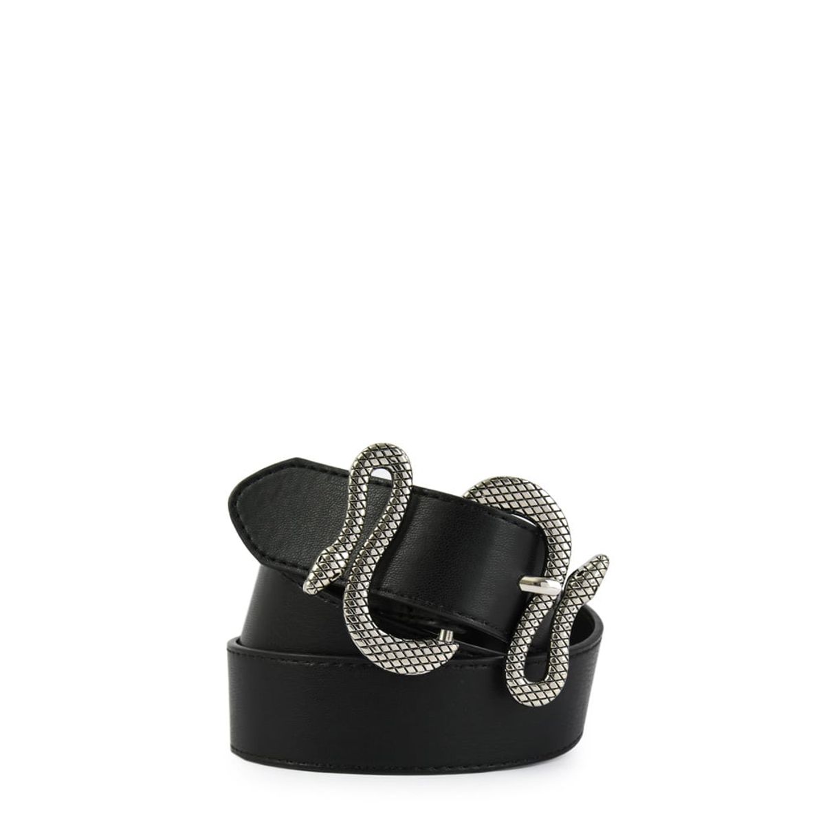 AMPHORA - Cinturon serpent negro