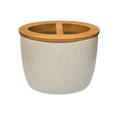 OEM - Porta Cepillo De Dientes Con Diseño Elegante Ceramica