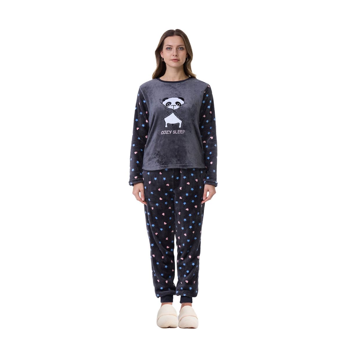 FASHION'S PARK - Pijama Mujer Polar Marengo Fashion's Park
