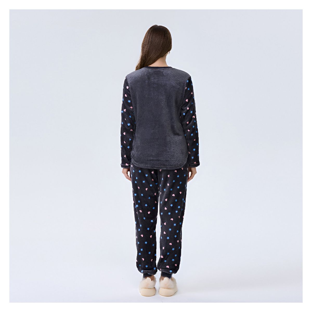 FASHION'S PARK - Pijama Mujer Polar Marengo Fashion's Park