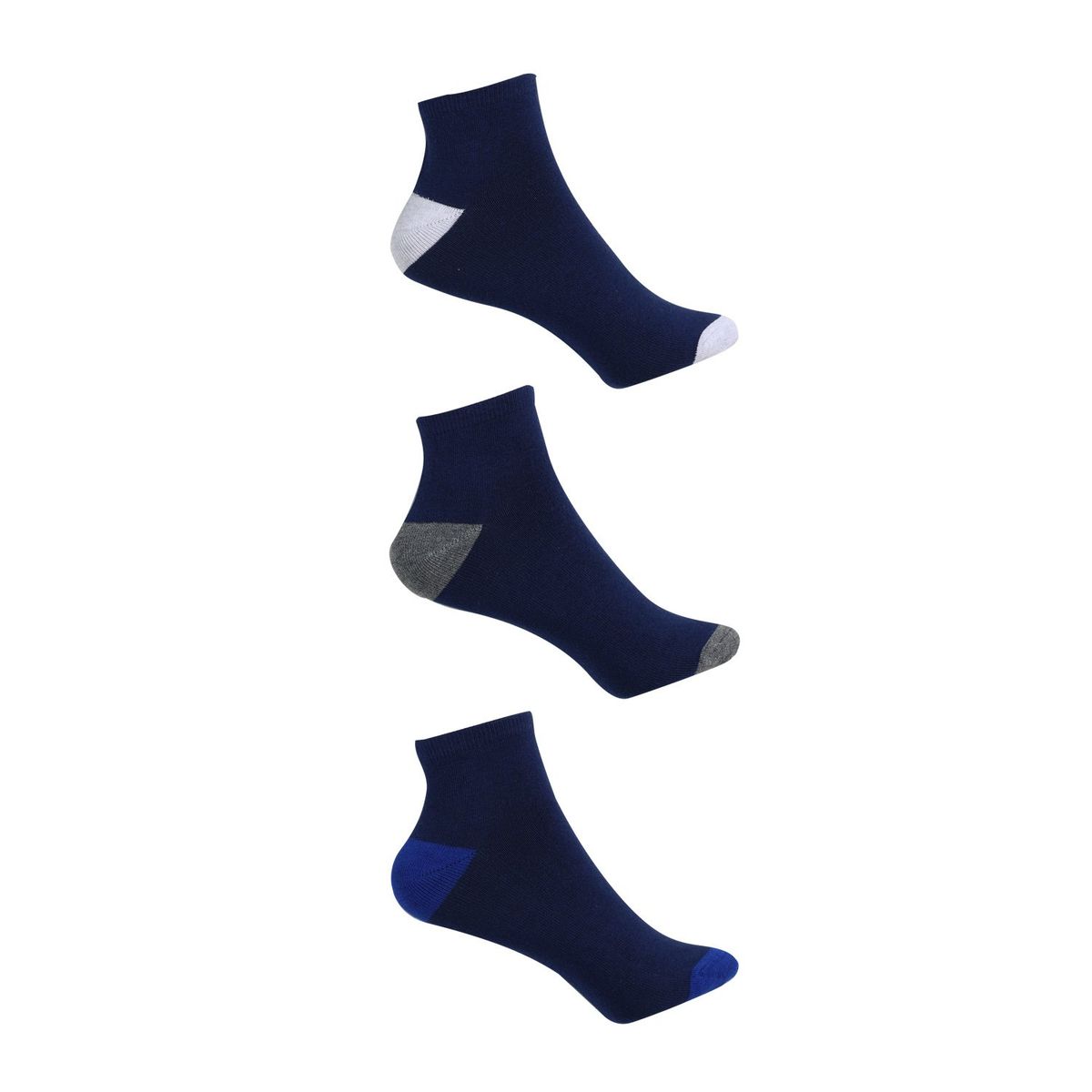 FASHION'S PARK - Calceta Hombre Tripack Deportiva Azul Fashion's Park