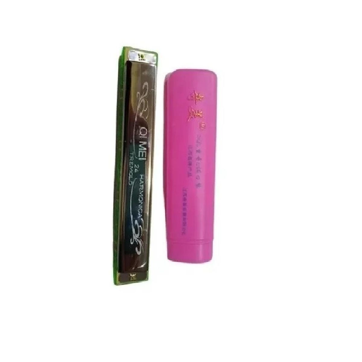 GENERICO - Armónica Diatonica Qi Mei 24 Performance Rosada