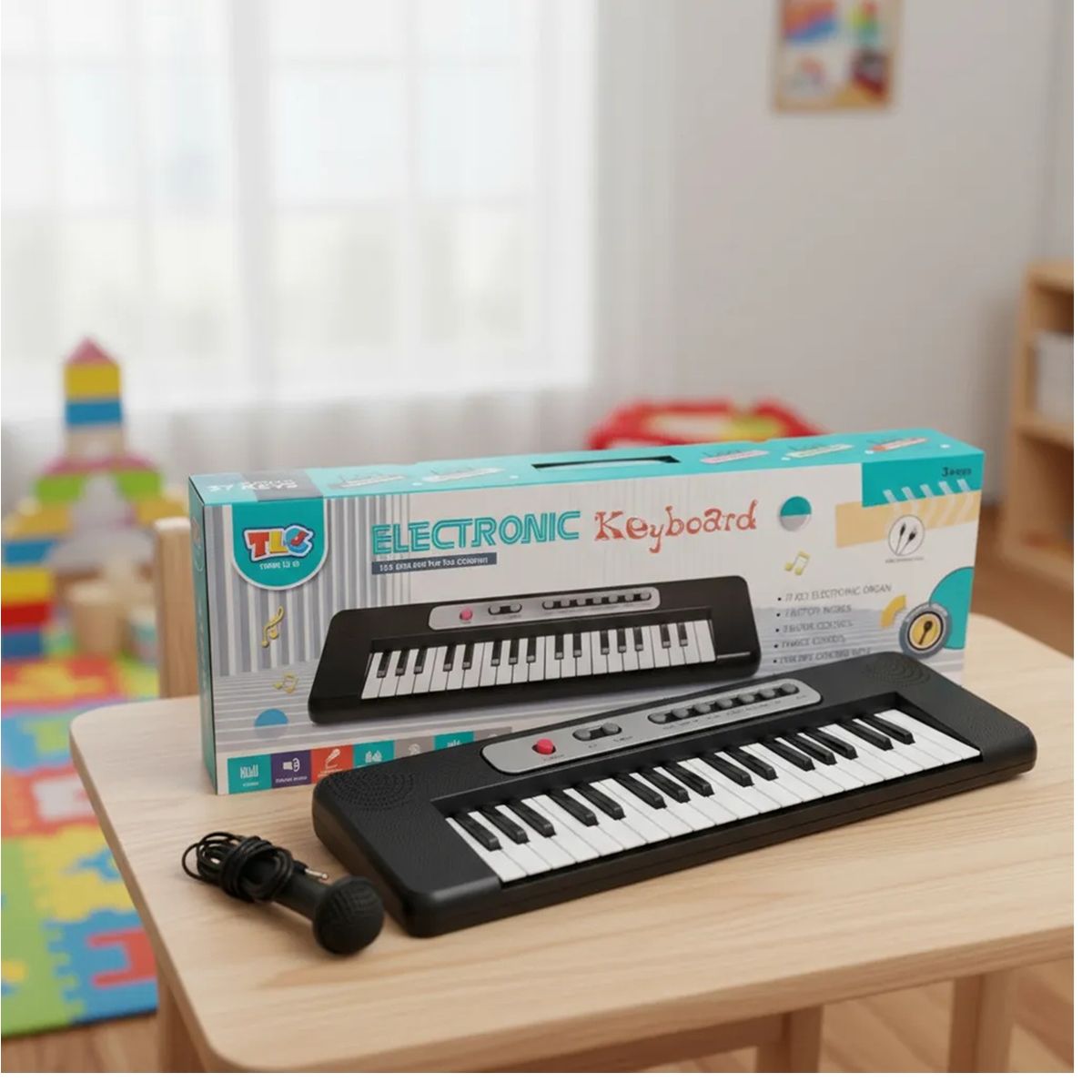 GENERICO - Piano Teclado Musical Electronico Niños Karaoke + Microfono