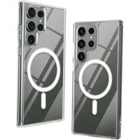 Carcasa Magsafe Para S24 Ultra Anti Golpes Transparente