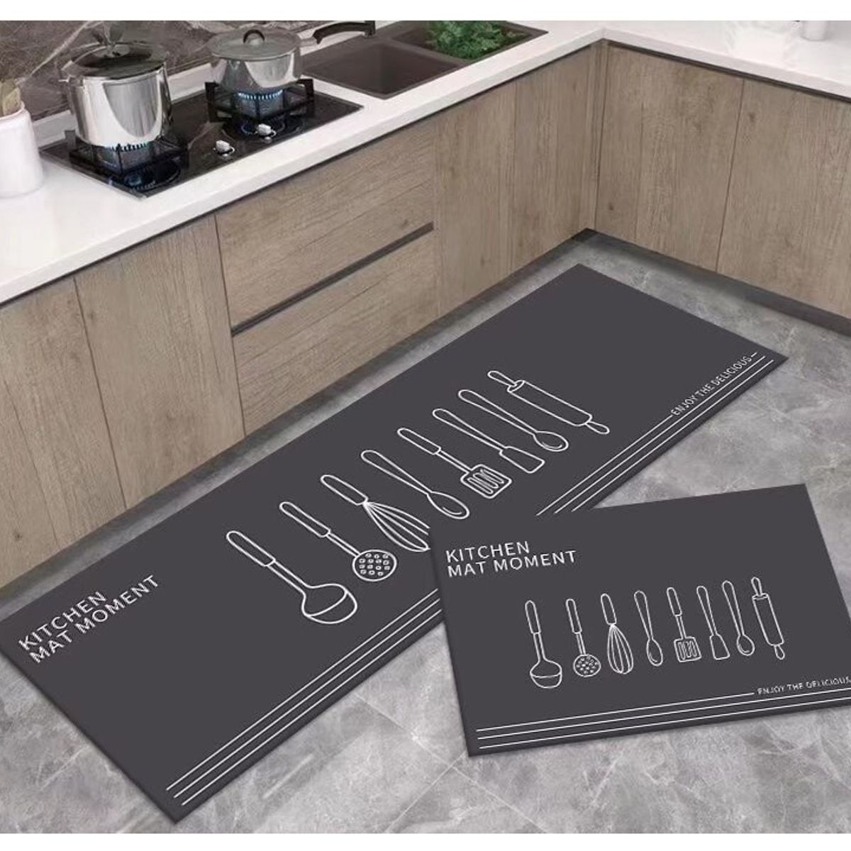 COMPRAPO - Set Alfombras Cocina Kitchen Mat Antideslizante