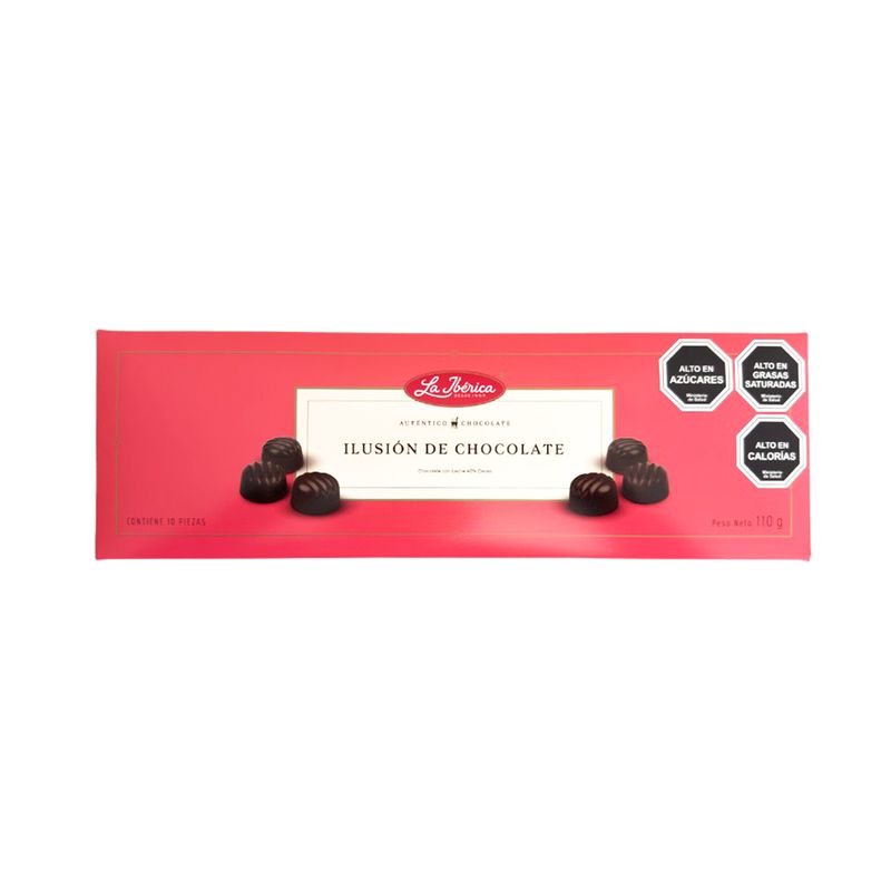 LA IBERICA - CAJA DE BOMBONES ILUSIÓN DE CHOCOLATE 110G LA IBÉRICA