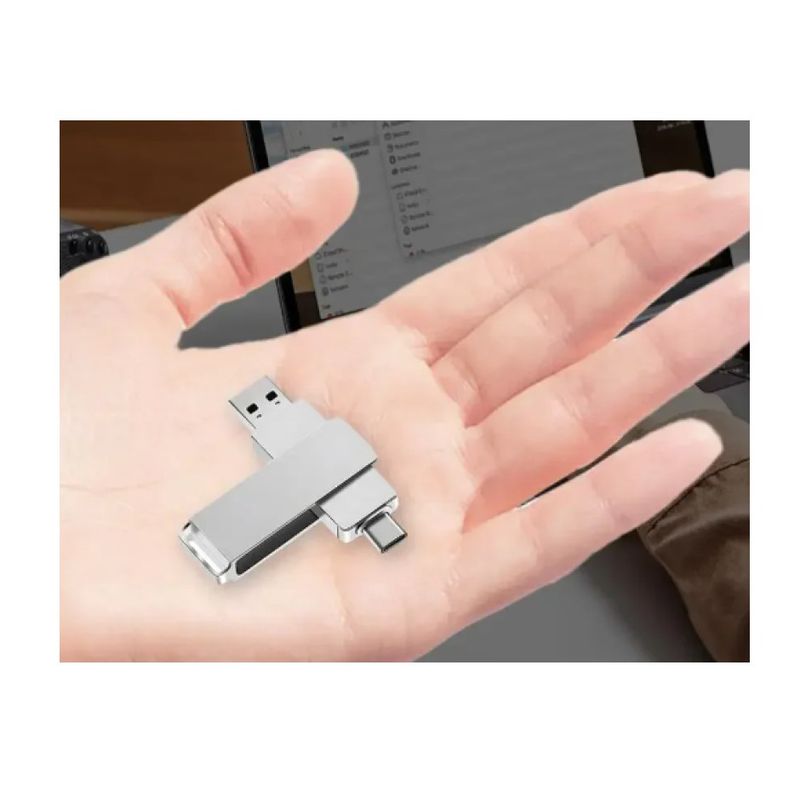 GENERICO - Pendrive  2 TB Usb Y Tipo C. Alta Velocidad