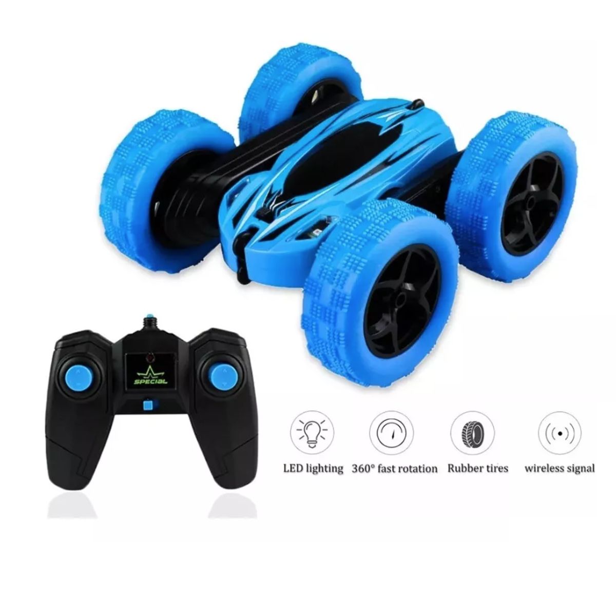 GENERICO - Auto Control Remoto Acrobatico Con Giro 360 Grados