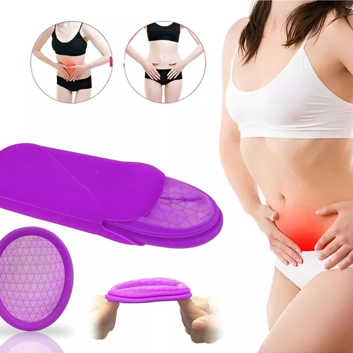 KUANGYE - Copa Disco Menstrual Talla L Con Estuche Tipo Ziggy Cup