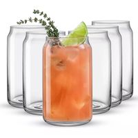 Set 4 Vasos Vidrio Borosilicato 550 Ml