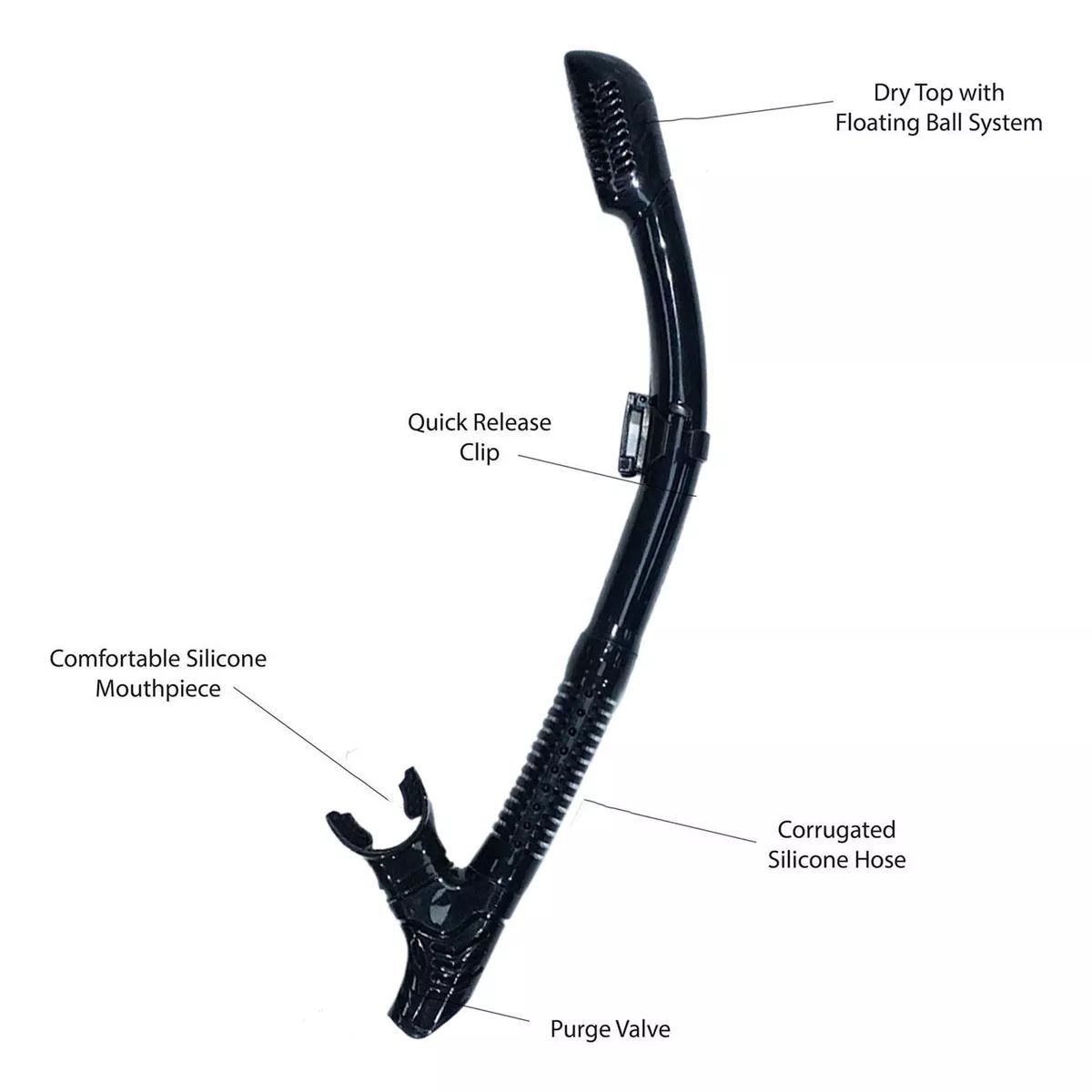 KUANGYE - Snorkel Con Valvula Pro Subpacifico