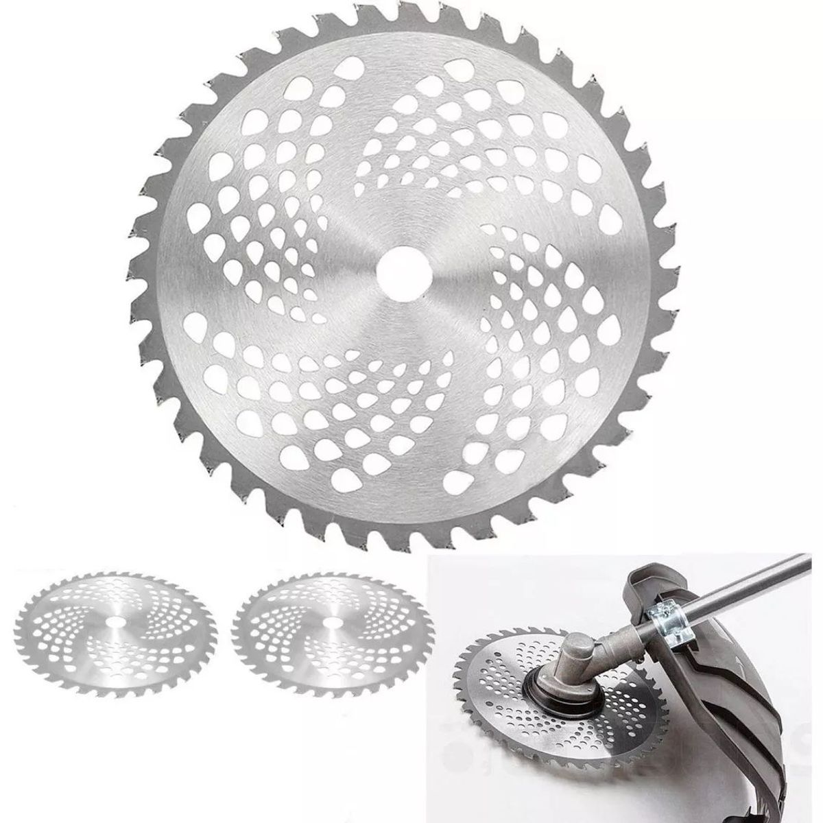 KUANGYE - Pack 2 Discos Desmalezadora Diamantados 10" 40 Dientes Kuangye