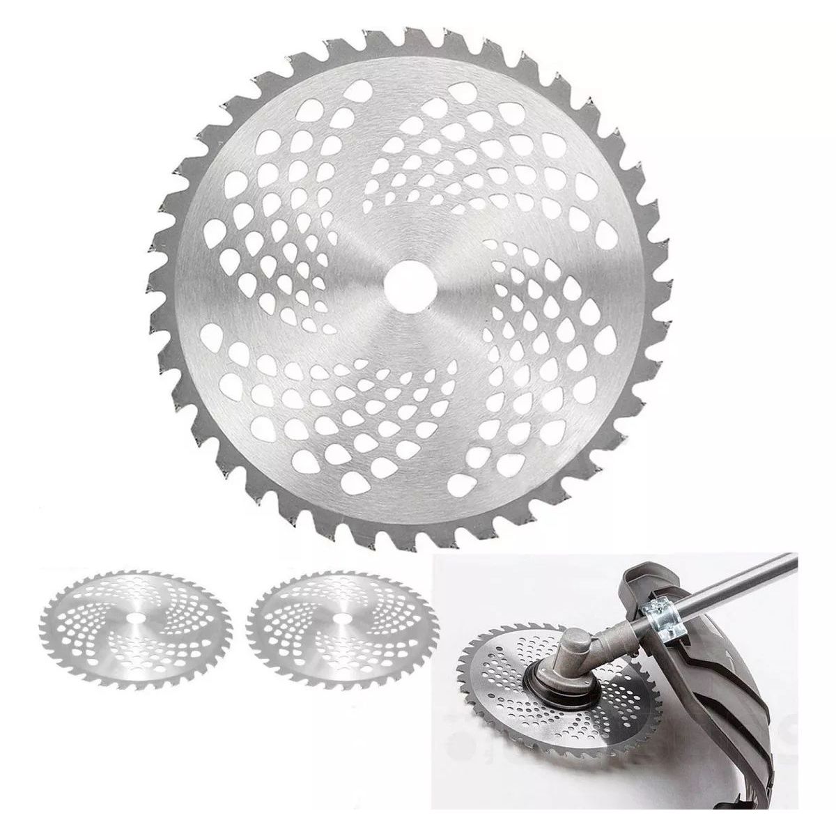 KUANGYE - Pack 2 Discos Desmalezadora Diamantados 10" 40 Dientes Kuangye