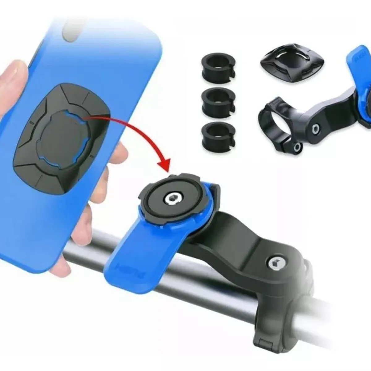KUANGYE - Soporte Celular Tipo Quadlock Moto Bicicleta Scooter Sinewan